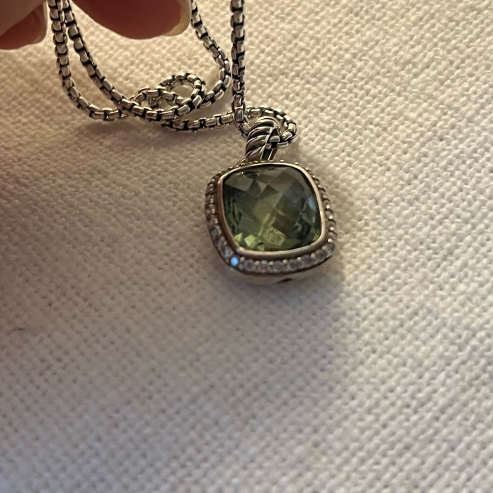 David Yurman Prasolite Noblesse Necklace